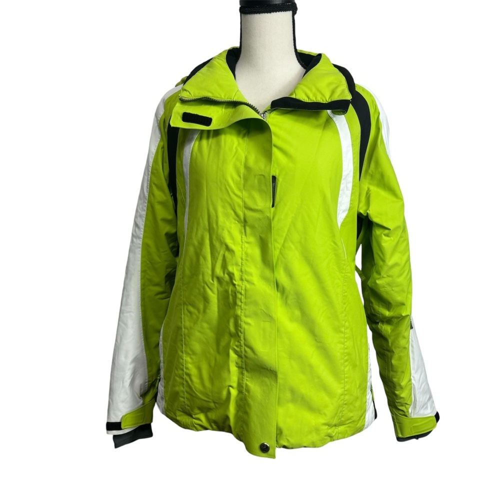 FERA ski‎ jacket lime green alpine thermolite women’s Size 10